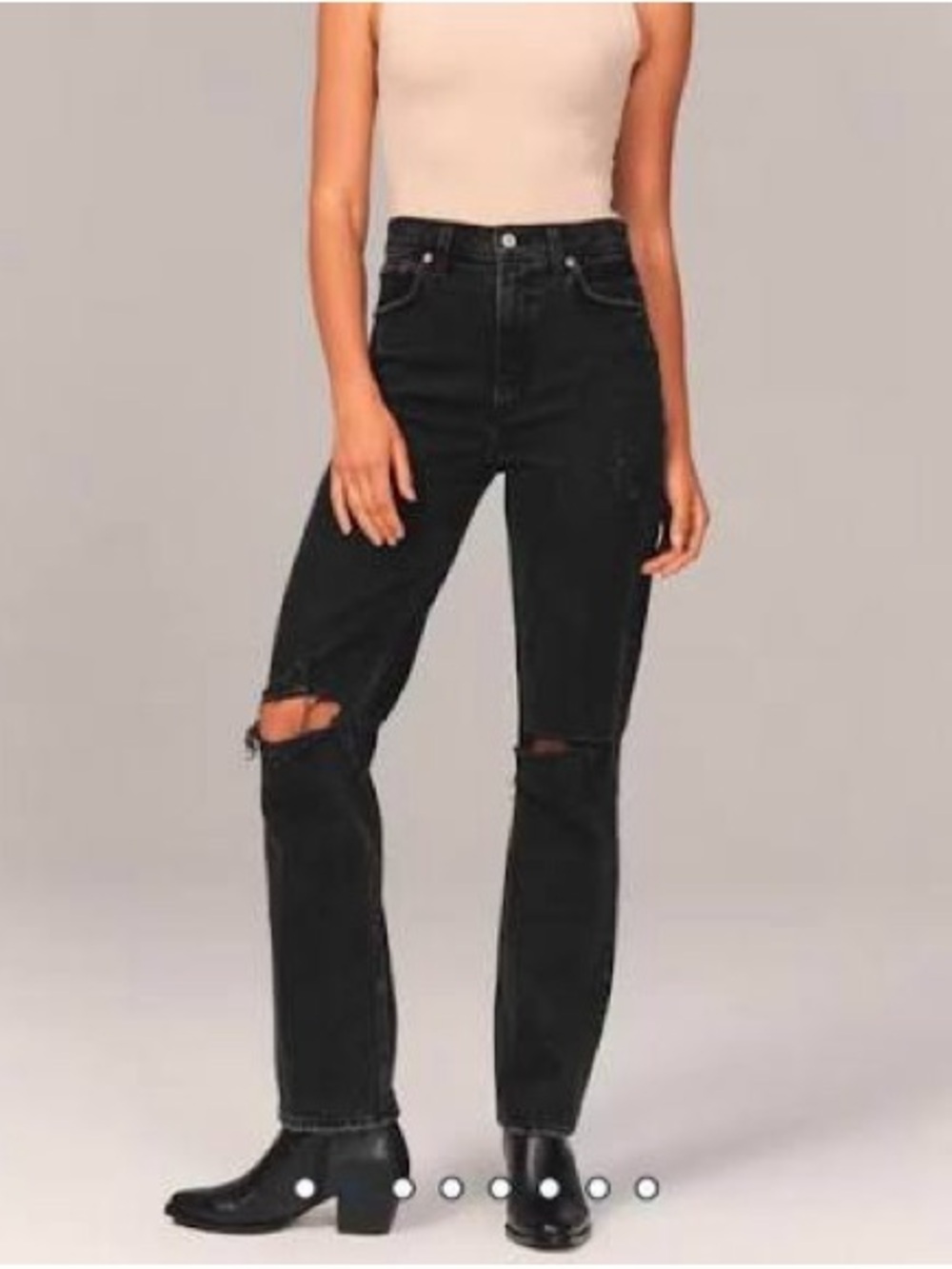 Abercrombie 90s Ultra High-Rise Straight Curve Love